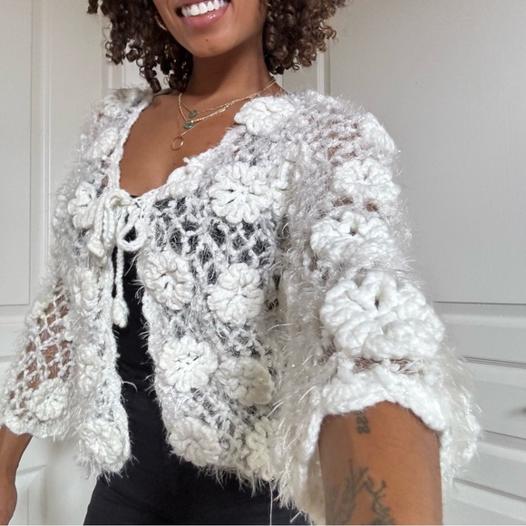 MonoReno Vintage Floral Knif Cardigan - Picture 7 of 11